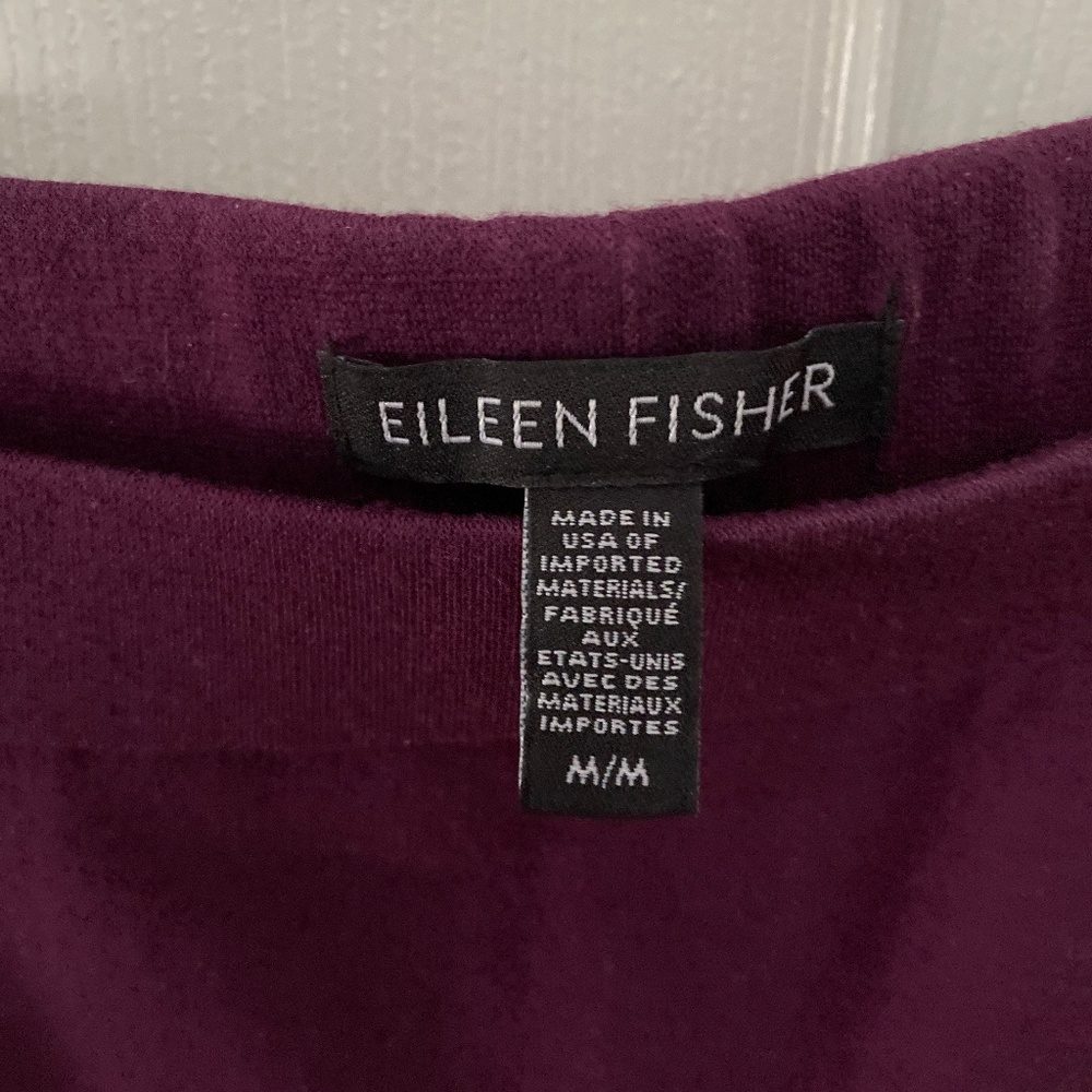 Eileen Fisher Brushed Terry Hug Pant   Like NEW. M - Picture 2 of 5